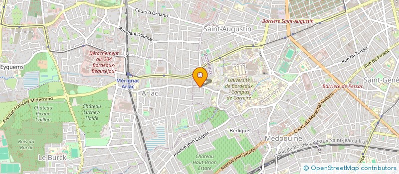 localisation de l'entreprise SCI MACLES  BORDEAUX