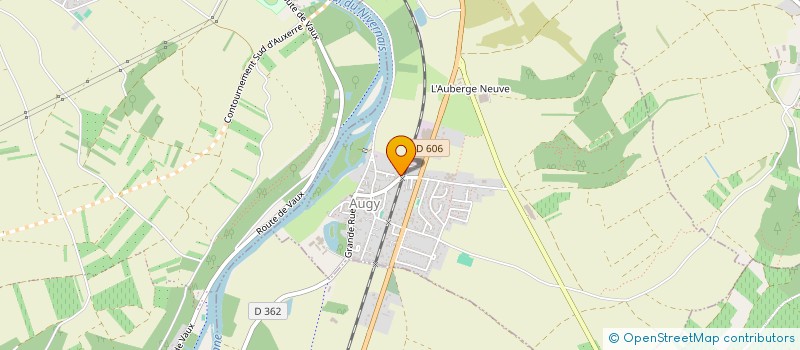 localisation de l'entreprise SCI MACLESEVANT  AUGY