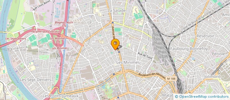 localisation de l'entreprise SCI MACLETO à TOULOUSE