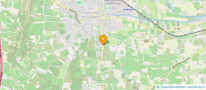 localisation de l'entreprise SCI MACLO  CHATEAUNEUF-DE-GADAGNE