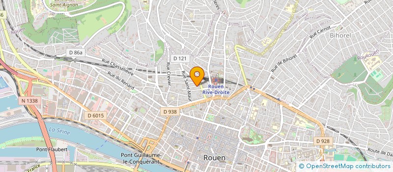 localisation de l'entreprise SCI MACLOU à ROUEN