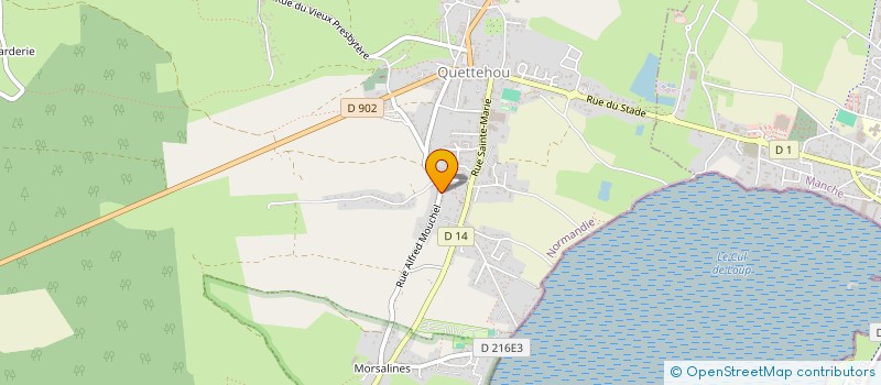 localisation de l'entreprise SCI MACLOW DU LAC  QUETTEHOU