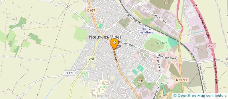 localisation de l'entreprise SCI MACLURA POMIFERA  NUX-LES-MINES