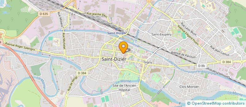localisation de l'entreprise SCI MACMAL à SAINT-DIZIER