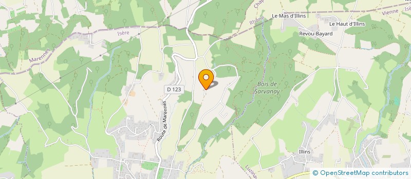 localisation de l'entreprise SCI MACNA  VILLETTE-DE-VIENNE