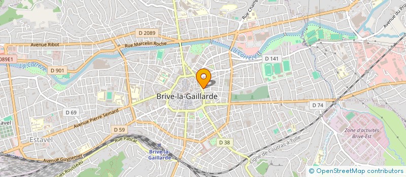 localisation de l'entreprise SCI MACO  BRIVE-LA-GAILLARDE