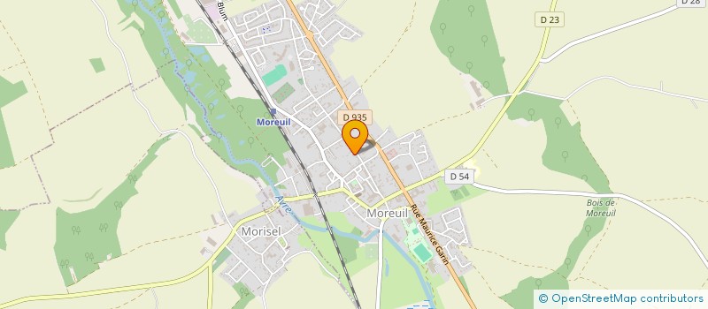localisation de l'entreprise SCI MACO à MOREUIL