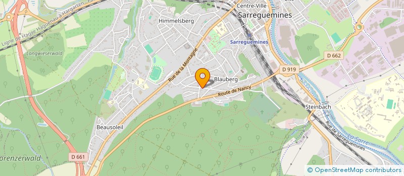 localisation de l'entreprise SCI MACO à SARREGUEMINES