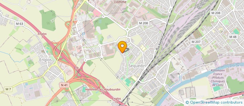 localisation de l'entreprise SCI MACO APOHELO  SEQUEDIN