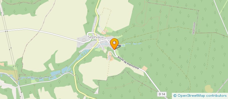 localisation de l'entreprise SCI MACOINE  SEPTVAUX