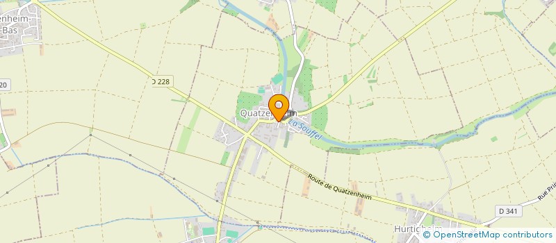 localisation de l'entreprise SCI MACOLI  QUATZENHEIM