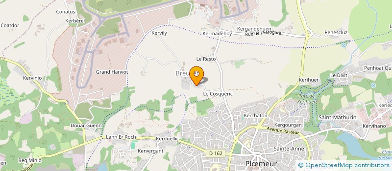 localisation de l'entreprise SCI MACOLOU à PLOEMEUR