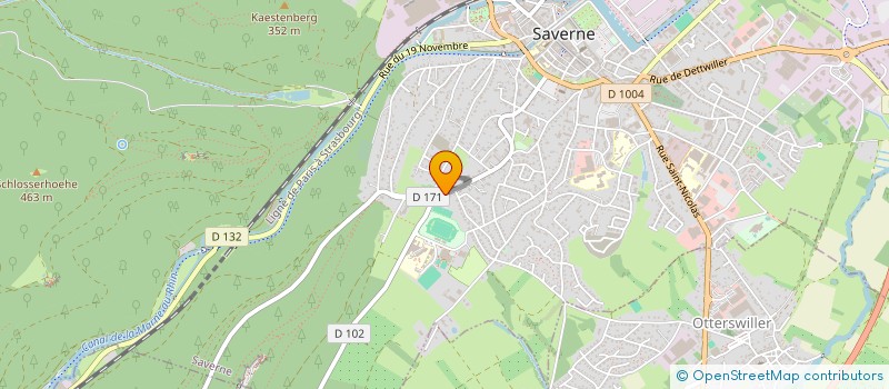 localisation de l'entreprise SCI MACOMI  SAVERNE