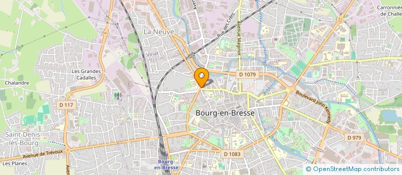 localisation de l'entreprise SCI MACON FAUBOURG à BOURG-EN-BRESSE