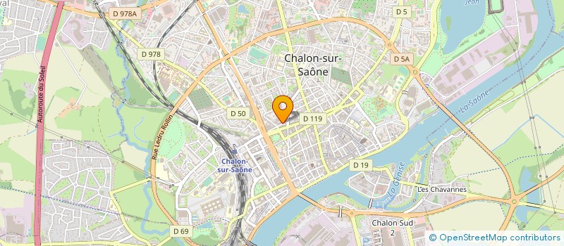 localisation de l'entreprise SCI MACON POUR DIFFUS AUTO  CHALON-SUR-SAONE