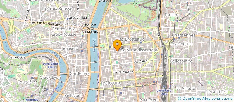 localisation de l'entreprise SCI MACON SANCE 2023  LYON