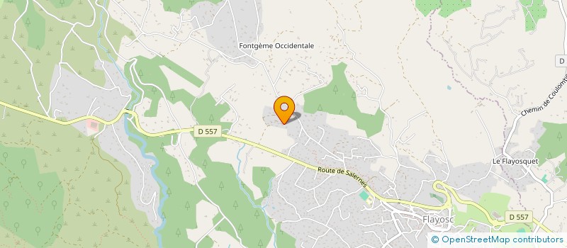 localisation de l'entreprise SCI MACONO  FLAYOSC