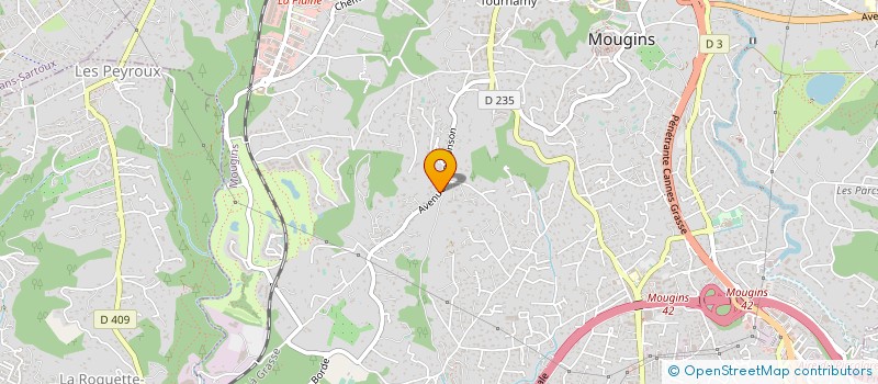 localisation de l'entreprise SCI MACOT PLAGNE à MOUGINS