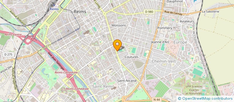 localisation de l'entreprise SCI MACRI  REIMS