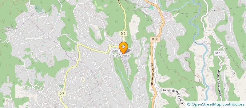 localisation de l'entreprise SCI MACSAVY à SAINT-PAUL-DE-VENCE