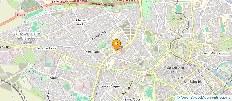 localisation de l'entreprise SCI MACSE à CAEN