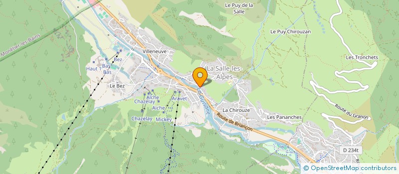 localisation de l'entreprise SCI MACSI  LA SALLE-LES-ALPES