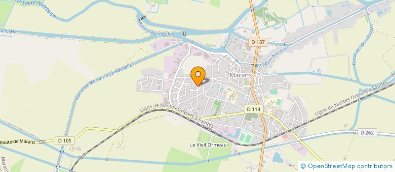 localisation de l'entreprise SCI MACYP  MARANS