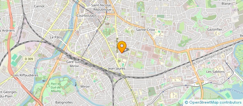 localisation de l'entreprise SCI MAD 1  LE MANS