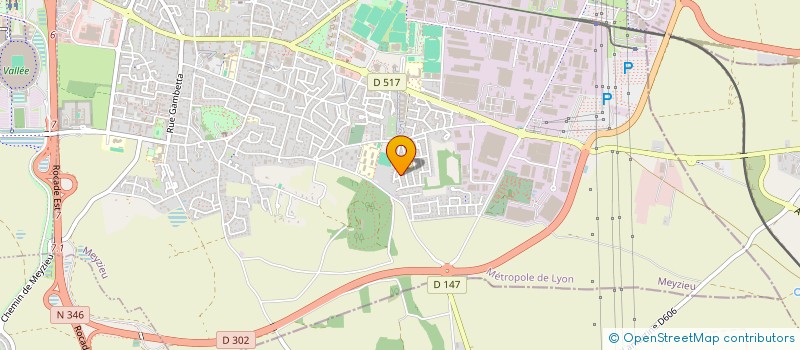 localisation de l'entreprise SCI MAD 2  MEYZIEU