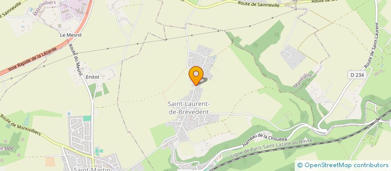 localisation de l'entreprise SCI MAD  SAINT-LAURENT-DE-BREVEDENT