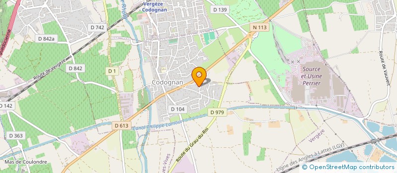 localisation de l'entreprise SCI MAD.5.  CODOGNAN