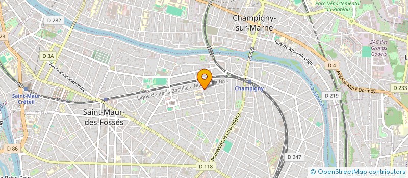 localisation de l'entreprise SCI MAD à SAINT-MAUR-DES-FOSSES