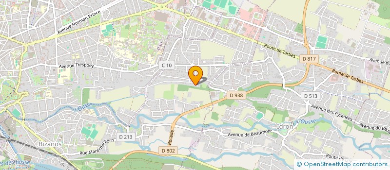 localisation de l'entreprise SCI MAD  BIZANOS