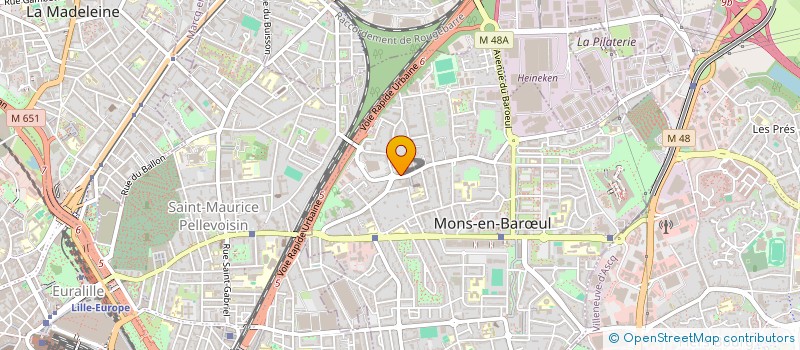 localisation de l'entreprise SCI MAD  MONS-EN-BARUL