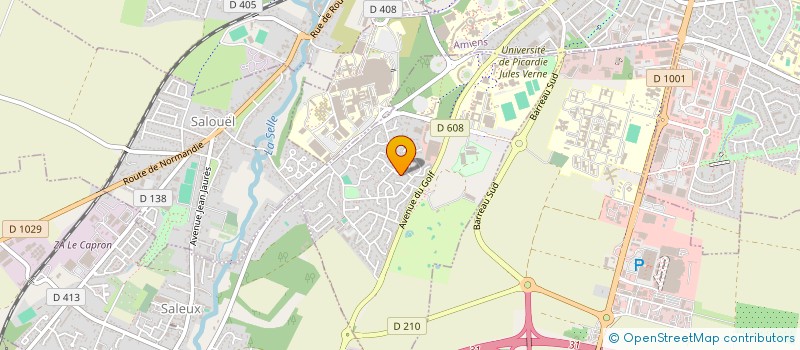 localisation de l'entreprise SCI MAD 80  SALOUEL