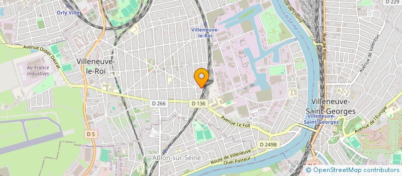 localisation de l'entreprise SCI MAD  VILLENEUVE-LE-ROI