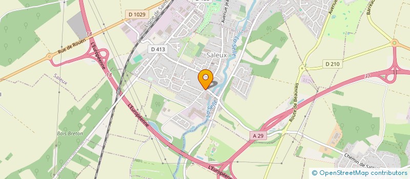 localisation de l'entreprise SCI MAD  SALEUX