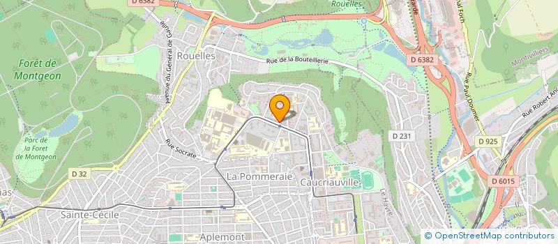 localisation de l'entreprise SCI MAD à LE HAVRE