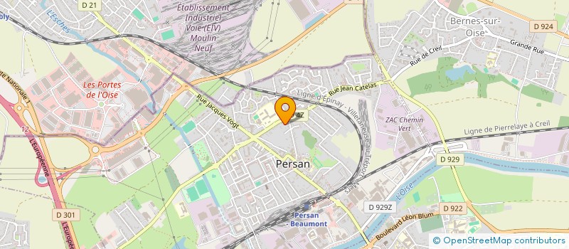 localisation de l'entreprise SCI MAD IMMO  PERSAN