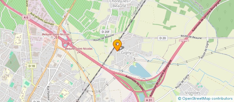 localisation de l'entreprise SCI MAD ONE à BEAUNE