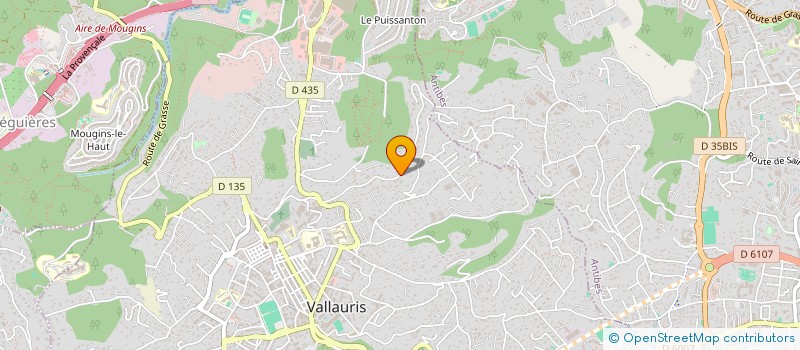 localisation de l'entreprise SCI MAD ROC à VALLAURIS