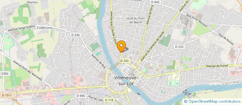 localisation de l'entreprise SCI MAD & ROCH  VILLENEUVE-SUR-LOT