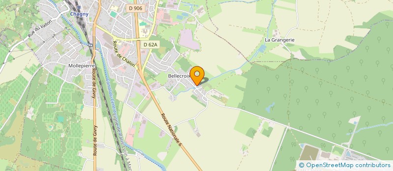 localisation de l'entreprise SCI MAD5150  CHAGNY