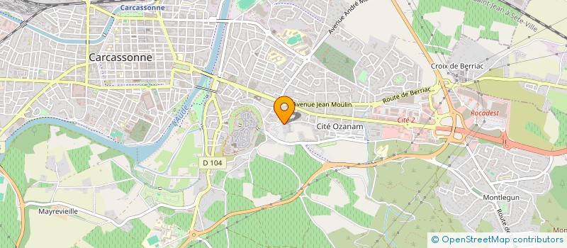 localisation de l'entreprise SCI MADA à CARCASSONNE