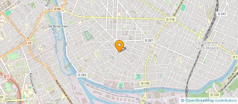 localisation de l'entreprise SCI MADA à SAINT-MAUR-DES-FOSSES