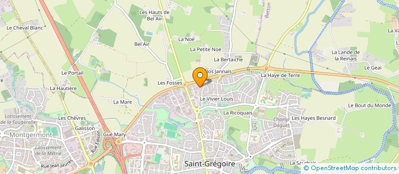localisation de l'entreprise SCI MADA  CESSON-SEVIGNE