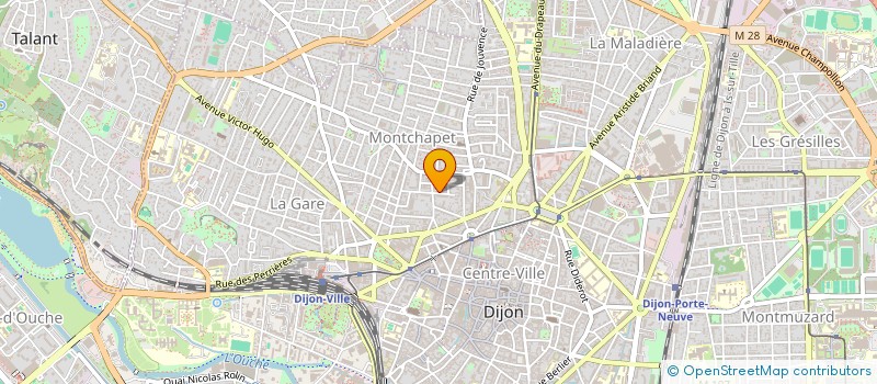 localisation de l'entreprise SCI MADA à DIJON