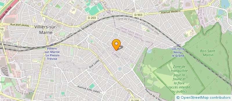 localisation de l'entreprise SCI MADACAZOU  VILLIERS-SUR-MARNE