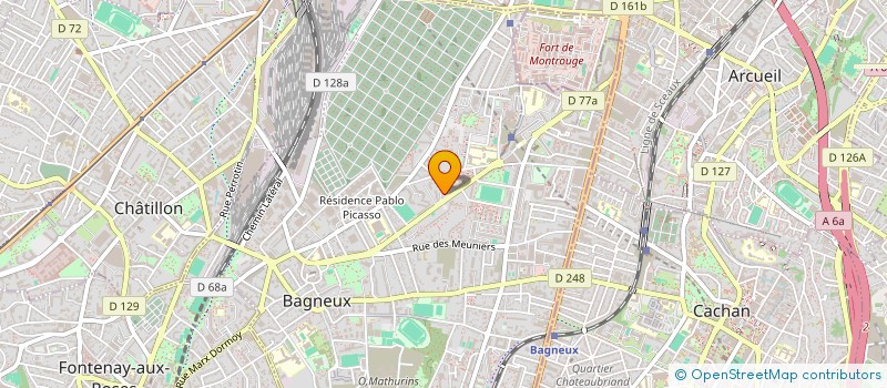 localisation de l'entreprise SCI MADACE à BAGNEUX