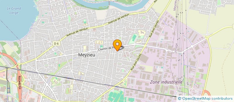 localisation de l'entreprise SCI MADAEC  MEYZIEU